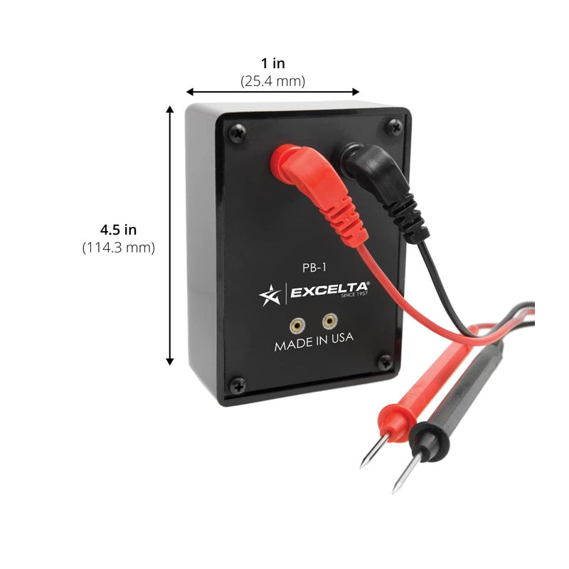 Excelta Pocket Transistor & Diode Tester, Continuity Check, Made in USA (9V Battery Not Included), Professional - Image 2